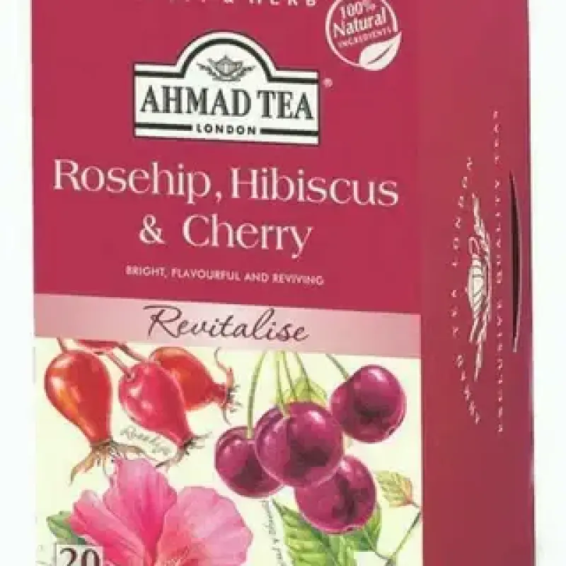 Ahmad Tea Cherry With Rosehip Hibiscus 20 Packs