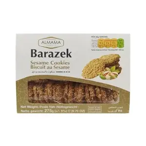 Al Mama Barazek Sesame Cookies with Pistachios 275g