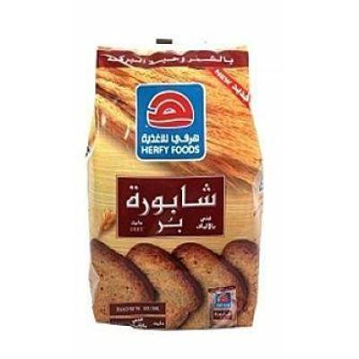 Herfy Foods Brown Rusks 375g مأكولات هارفي شابورة سمراء