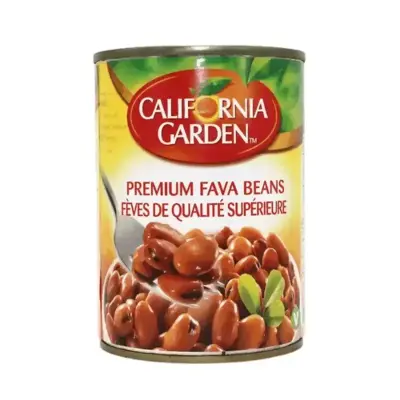California Garden Premium Fava Beans 400g