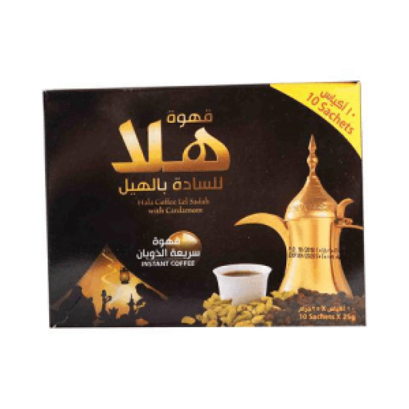 Hala Coffee Lel Sadah With Cardamom - 10*25G