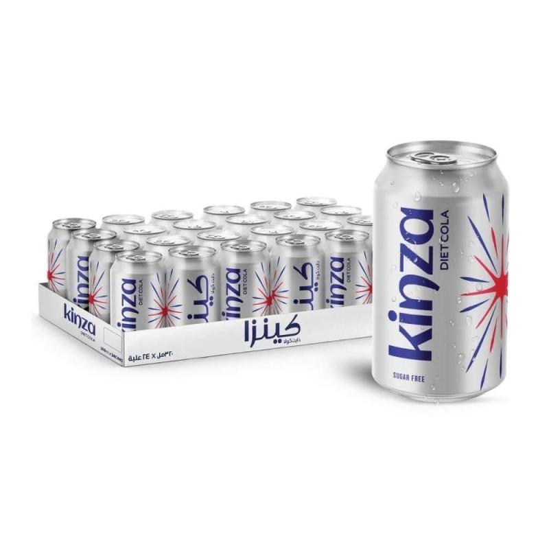 Kinza Cola Diet Carbonated Drink 320ML x 24