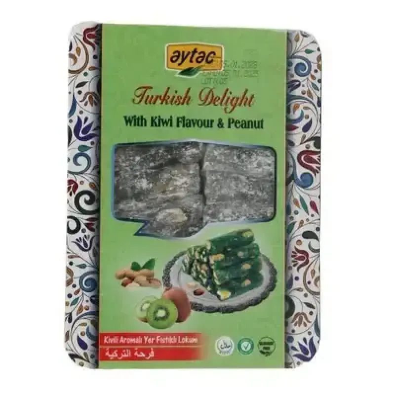 Aytac Turkish Delight (Fitil) With Kiwi And Peanut Finger 300g