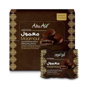 Abu Auf Covered Maamoul with Chocolate & Stuffed with Dates