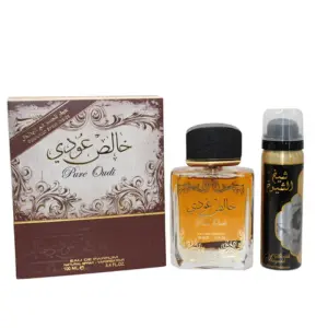 Khalis Oudi Pure Oudi Lattafa Perfumes 100ML & Deo 50ML