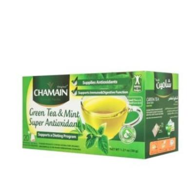 Chamain Green Tea with Mint 20 Bags