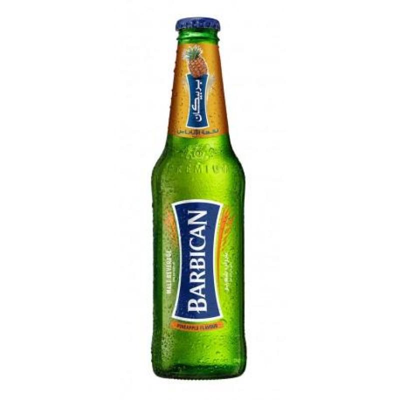 Barbican Pineapple Soft Drink 330ml  باربيكان شراب الشعير بنكهة الاناناس