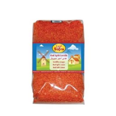 Sofra Red Split Lentil 900g - عدس أحمر مجروش