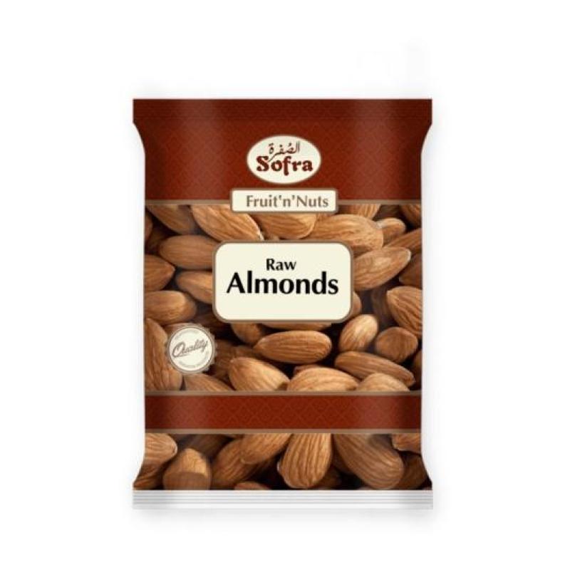 Sofra Almonds Raw 180g - السُفرة لوز