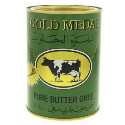 Gold Medal Pure Butter Ghee 800G-الشيف الذهبي سمن حليب بقري نقي البقرة الحلوب