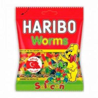 Haribo Worms (100 gr) (Halal)
