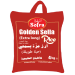 SOFRA GOLDEN BASMATI SELLA RICE 4KG - الصُفرة أرز باسمتي ذهبي