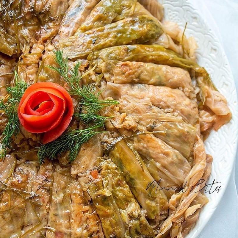Cabbage Stuffed with Rice and Meat 1Kg (Cooked)