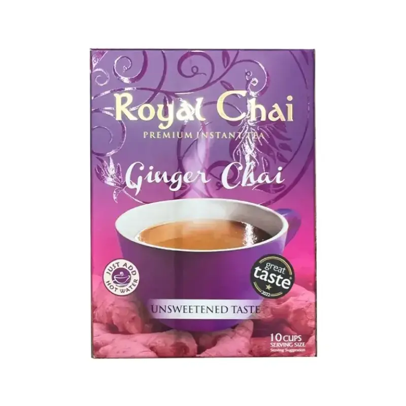 Ginger chai tea - 10 single serving cups