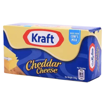 Kraft Block Cheddar Cheese 250 gram