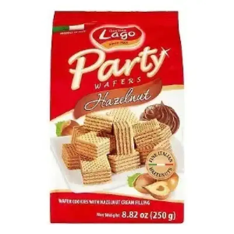 Lago Party Wafers Hazelnut - 250g