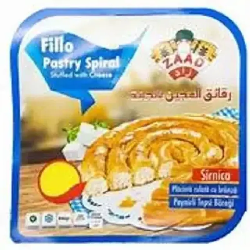 Zaad Fillo Pastry Spiral 800g رقائق الجين بالجبنة