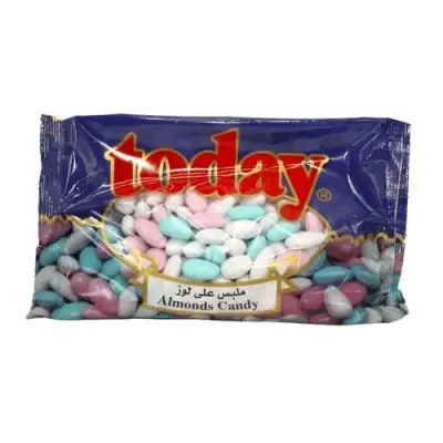Today Turkish Almonds Candy 400g  حلوى اللوز التركية
