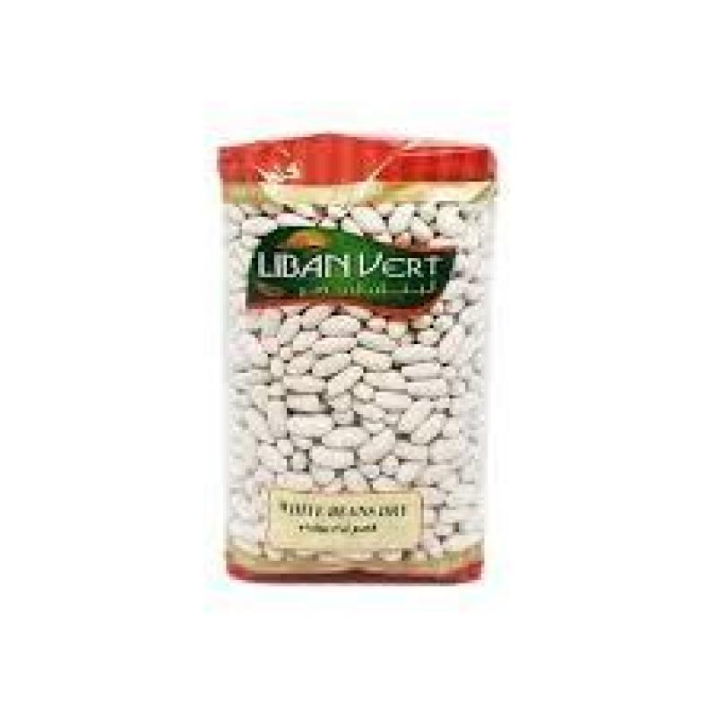 LIBAN VERT WHITE BEANS DRY 1KG - لبنان الأخضر فاصوليا بيضاء