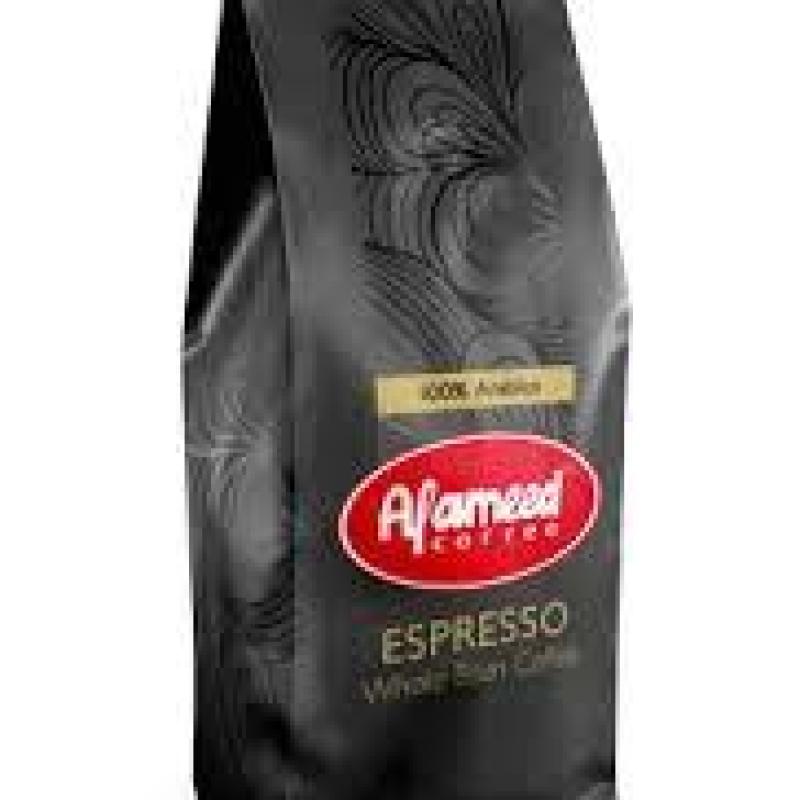 ALAMEED COFFEE ESPRESSO WHOLE BEAN COFFEE 500G - بن العميد قهوة اسبريسو حبة كاملة