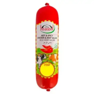 Istanbul Chicken & Beef Hot & Spicy Salami Halal 450g