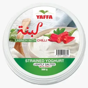Yaffa Chilli Strained Yogurt (Chilli Labneh) 500g