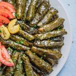 Vine Leaves Stuffed with Rice and Meat 1Kg - Cooked