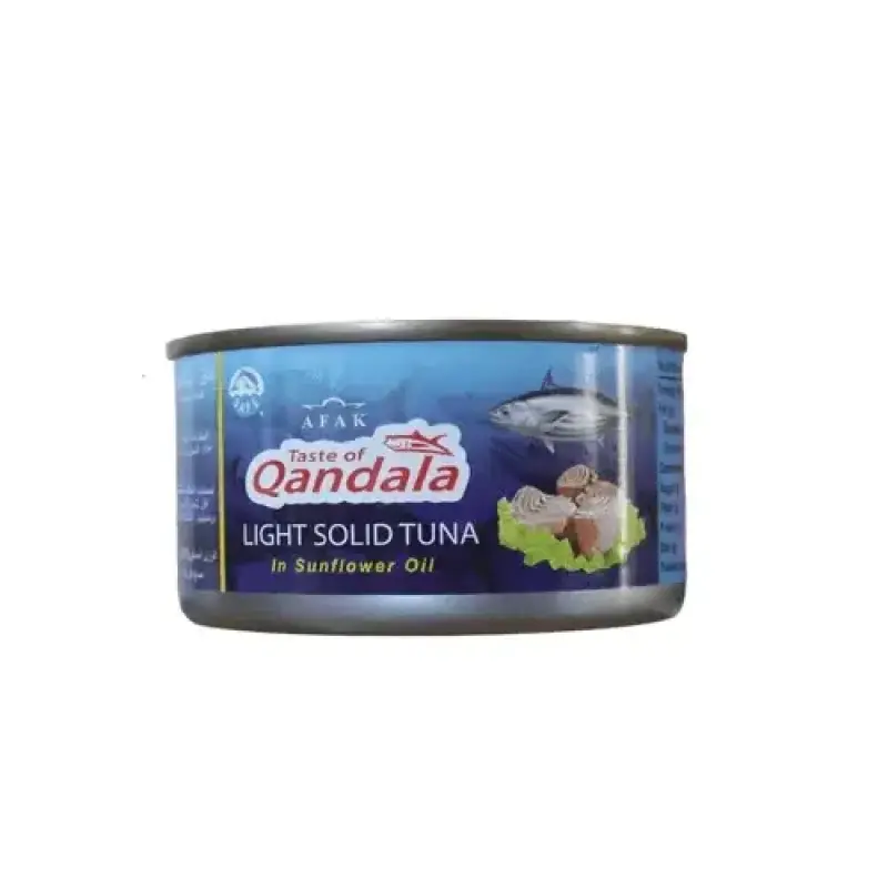 AFAK Taste of Qandala Tuna Steak 185g افاق تونة في زيت دوار الشمس