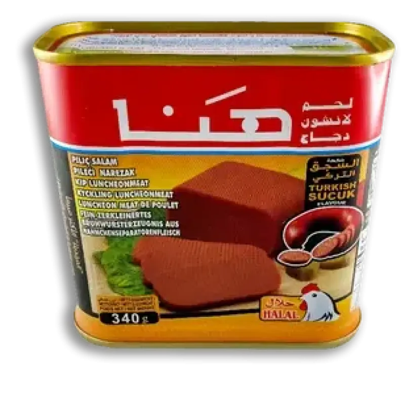 HANA CHICKEN TURKISH SUCUK FLAVOUR 340g - هنا لانشون الدجاج بطعم السجق التركي