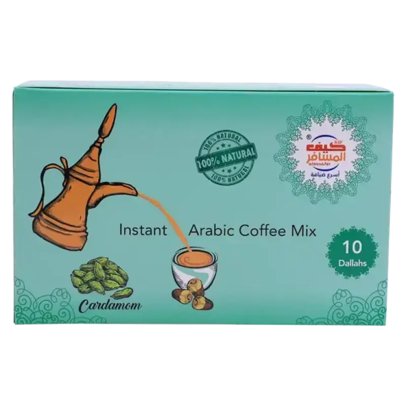 Kif Almosafer Instant Arabic Coffee Cardamom 10 x 30 gm