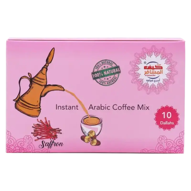 Kif Almosafer Instant Arabic Coffee Saffron 10 x 30 gm