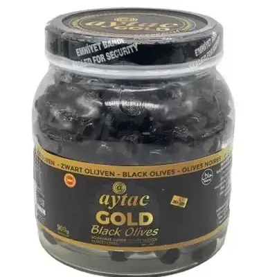 Aytac Gold Campet Black Olives 900g