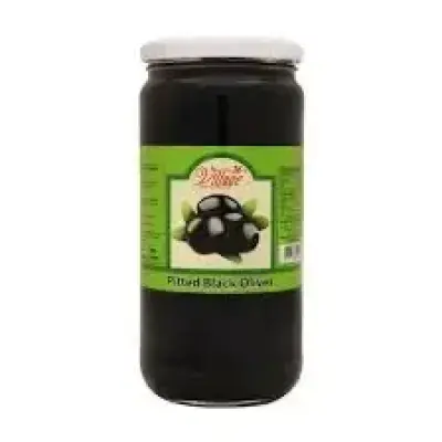 Village Pitted Black Olives 720g زيتون أسود منزوع النوى