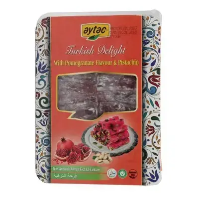 Aytac Turkish Delight (Fitil) With Pomegranate And Pistachio Finger 300g