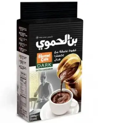 Al Hamwi Coffee Dark Extra Cardamom 200g