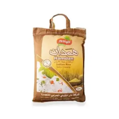 ECUADOR HAMDAN INDIAN RICE SELLA CREAMY 5 KG- إكوادور همدان أرز هندي سيلا كريمي
