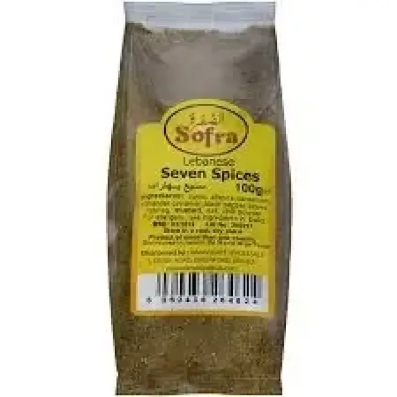 Sofra Lebanese Seven Spices 100g الصًفرة سبع بهارات لبنانية