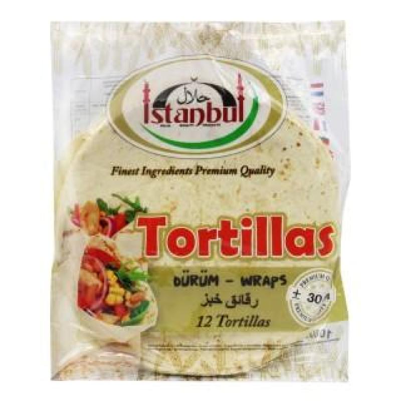 ISTANBUL TORTILLAS ×12 3cm.اسطنبول رقائق خبز