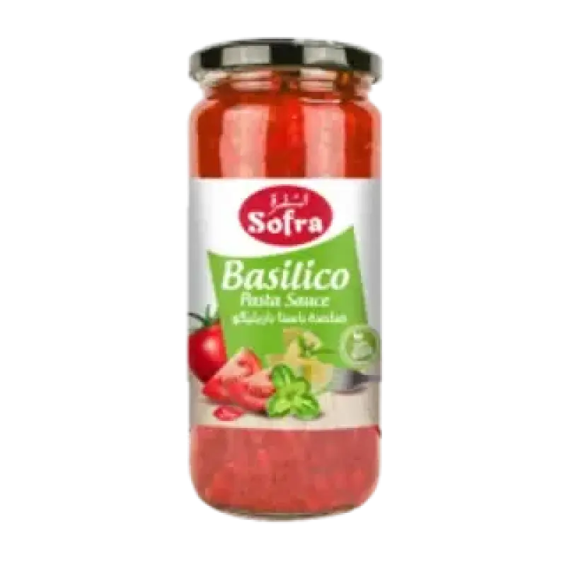 Sofra Pasta Sauce Basilico 465g سفرة مع صلصة البازيليكو