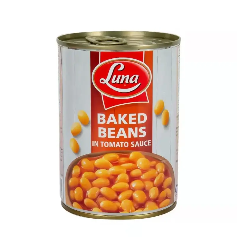 Luna Baked Beans In Tomato Sauce 380g لونا فاصوليا مطبوخة في صلصة الطماطم