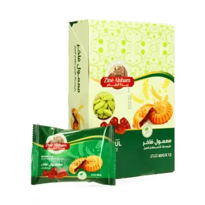Zine Alsham Maamoul Dates With Cardamon 480g. معمول زينة الشام بالهيل