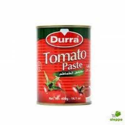 DURRA TOMATO PASTE DOUBLE CONCENTRATED 400G - الدرة معجون الطماطم مضاعف التركيز