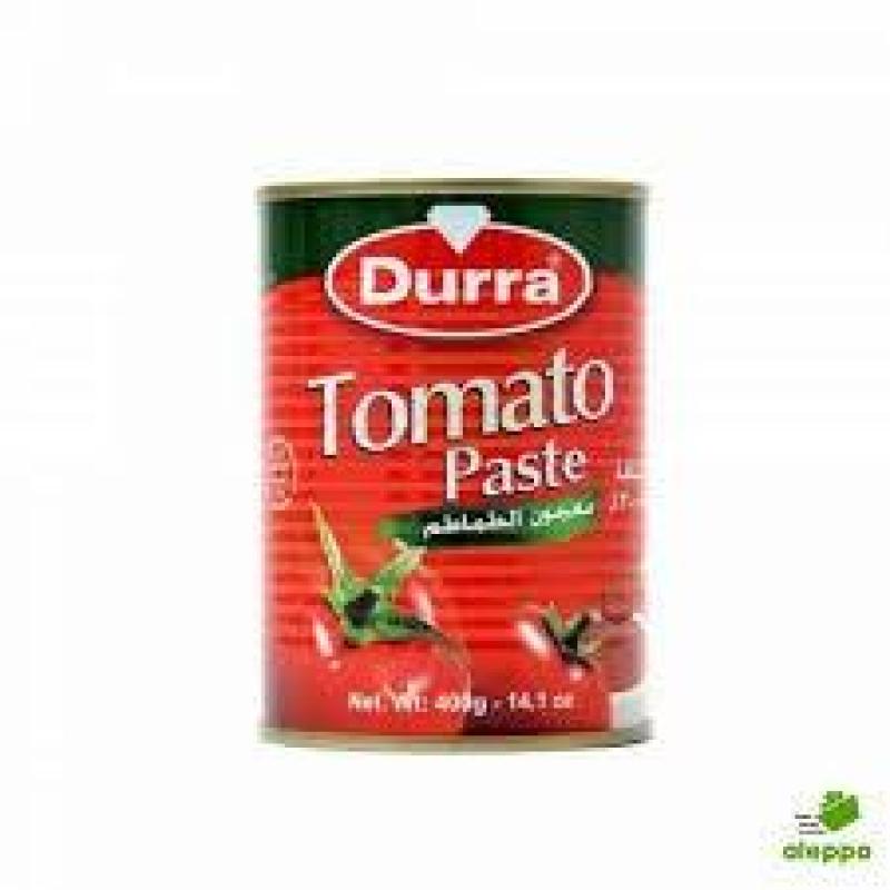 DURRA TOMATO PASTE DOUBLE CONCENTRATED 400G - الدرة معجون الطماطم مضاعف التركيز