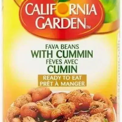 California Garden Fava Beans with Cumin 400G - حدائق كلفورنيا فول مدمس بالكمون