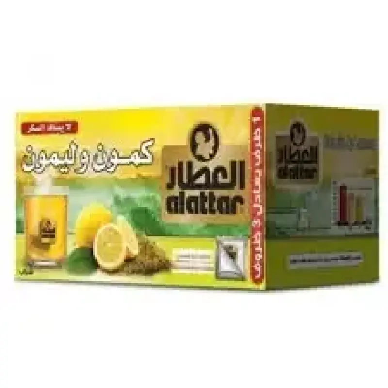 ALATTAR CUMIN & CITRON TEA 20 BAGS 30G - العطار مشروب كمون و ليمون