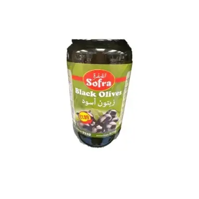 Sofra Black Olives 935g