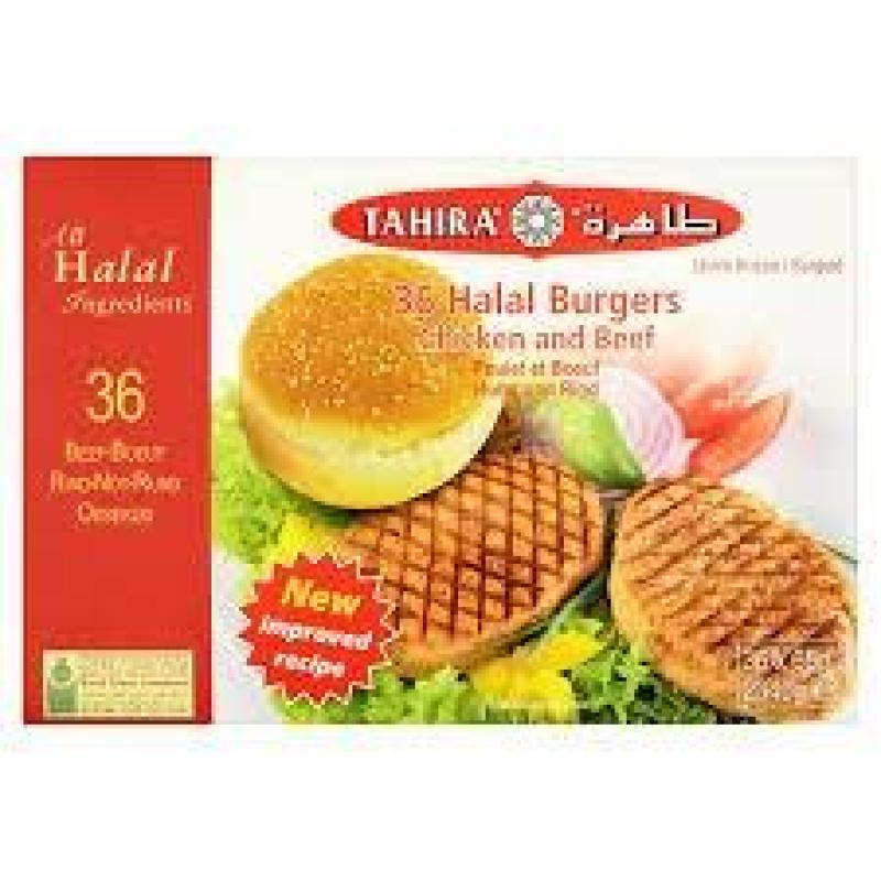 Tahira Chicken Beef Burgers 36S