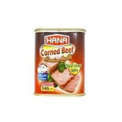 HANA CORNED BEEF PREMIUM QUALITY 340G - هانا لحم بقري عالي الجودة
