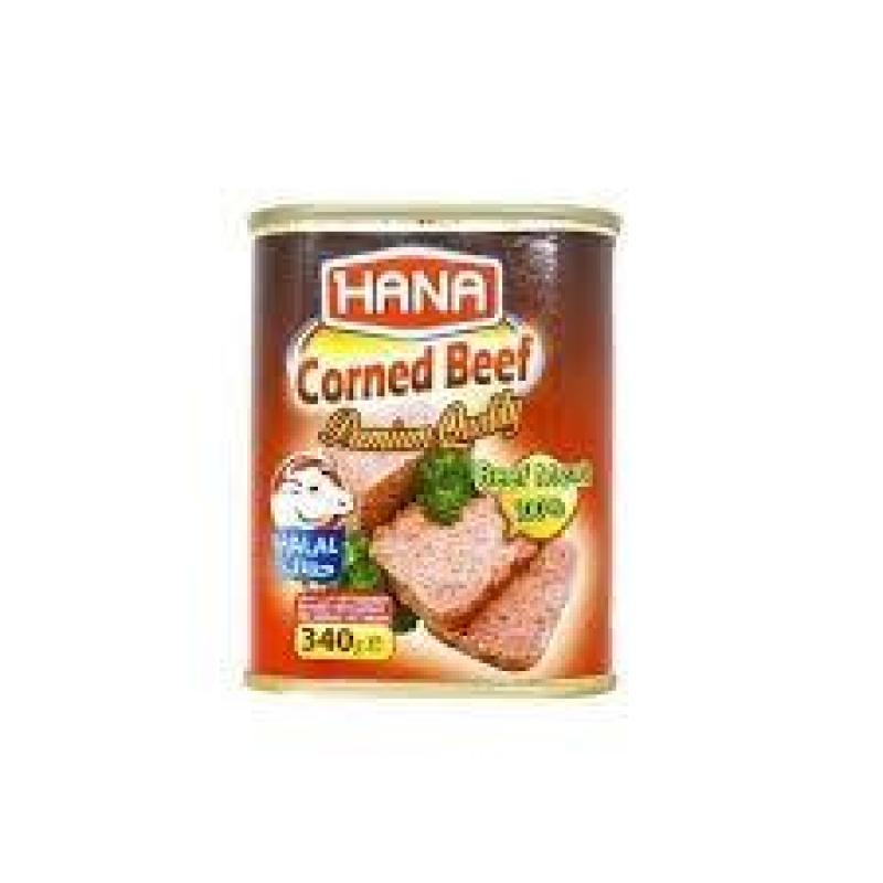 HANA CORNED BEEF PREMIUM QUALITY 340G - هانا لحم بقري عالي الجودة