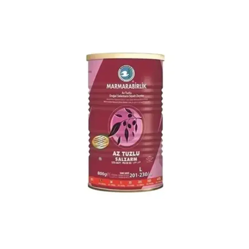 Marmarabirlik Black Olive L In Salt Water 800g